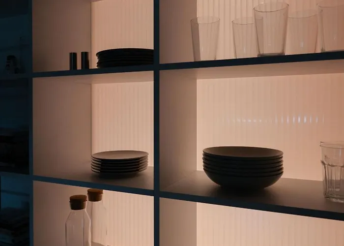 Stylish With A View Of Blue Church Apartmán