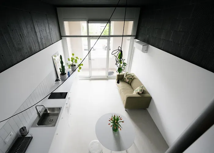 Stylish With A View Of Blue Church Bratislava